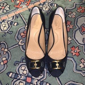 Circa Joan David Navy Blue Heels